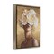 Stupell Industries Surreal Flower Lady Floater Framed Canvas Wall Art Design by Svetlana Aleynikova